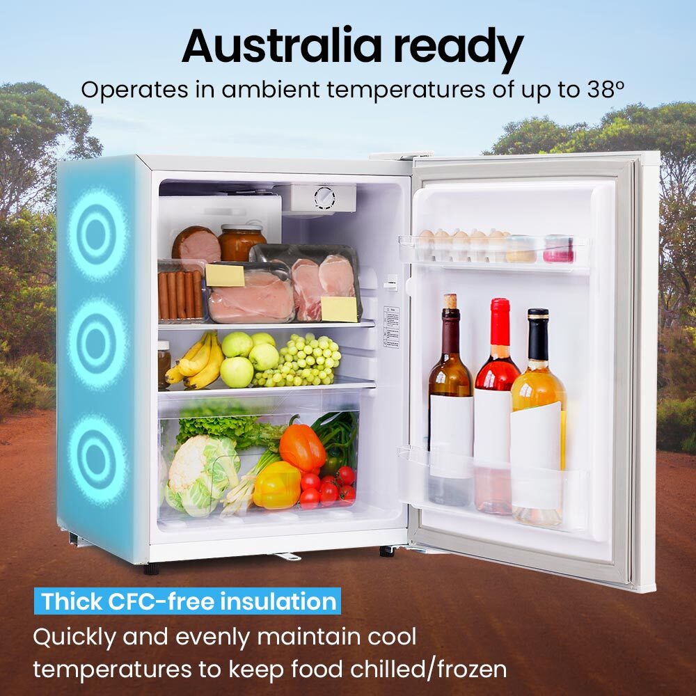 70L Portable Fridge Freezer, 5L Freezer Compartment