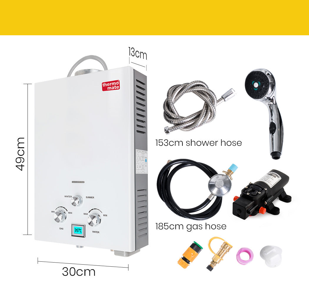 Portable Tankless Outdoor Water Heater & Shower - Thermomate