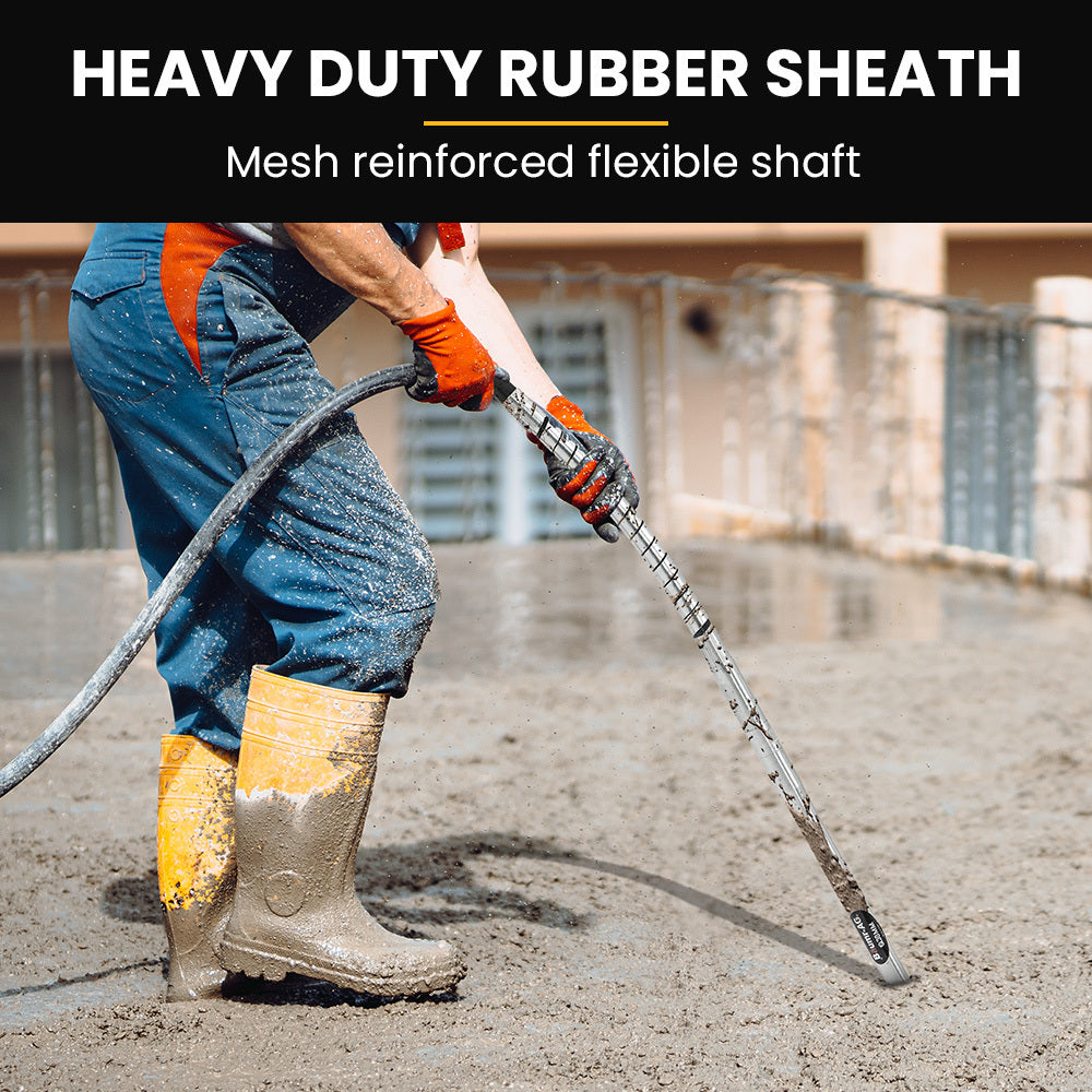 CVS386 6m Concrete Vibrating Shaft 38mm 3-Claw Drive