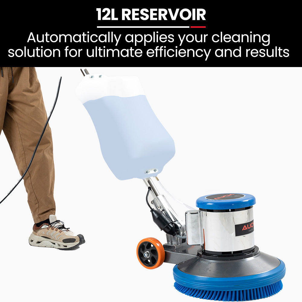 Auch FPH17 17" Commercial Floor Scrubber Polisher Carpet Cleaner 12L Tank