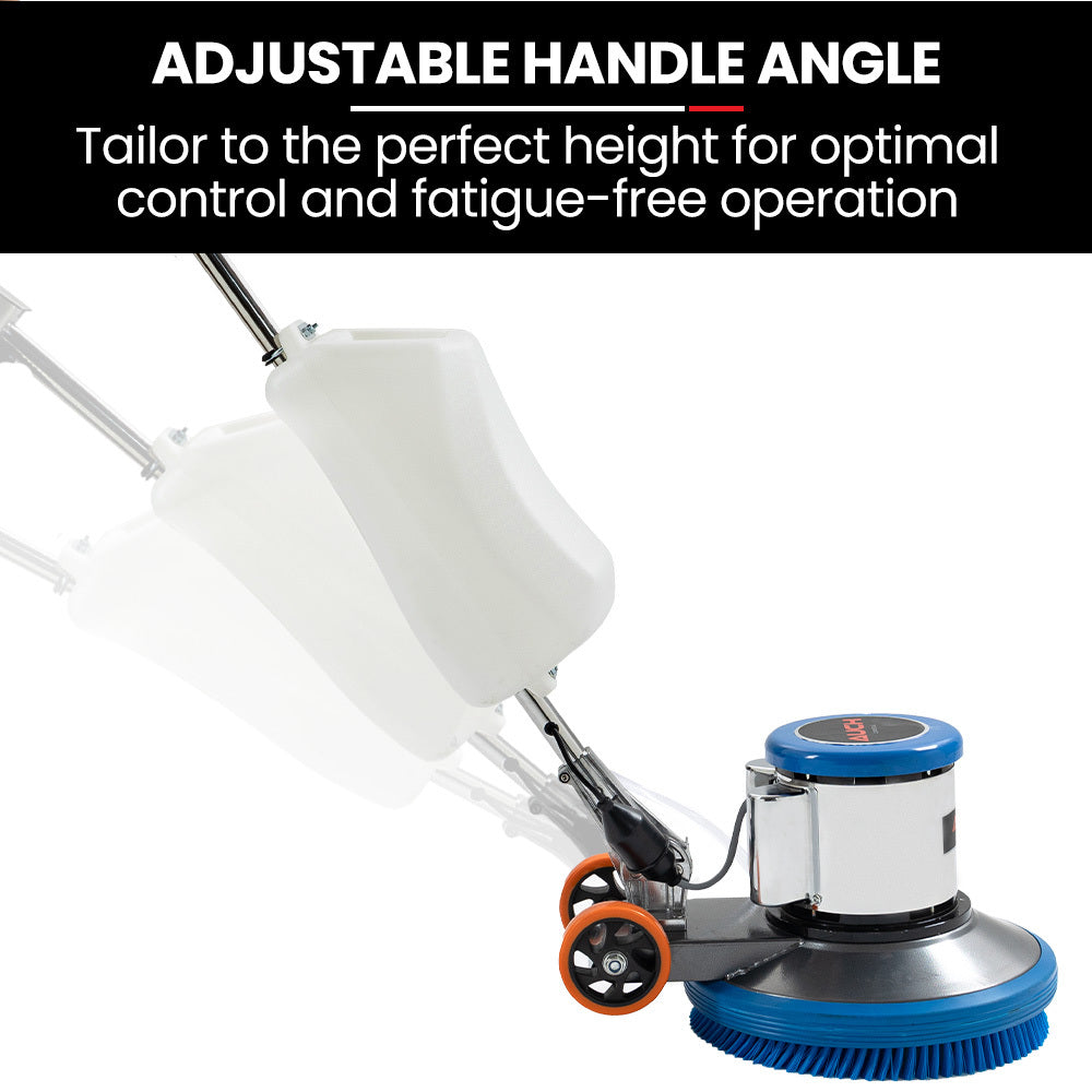Auch FPH17 17" Commercial Floor Scrubber Polisher Carpet Cleaner 12L Tank