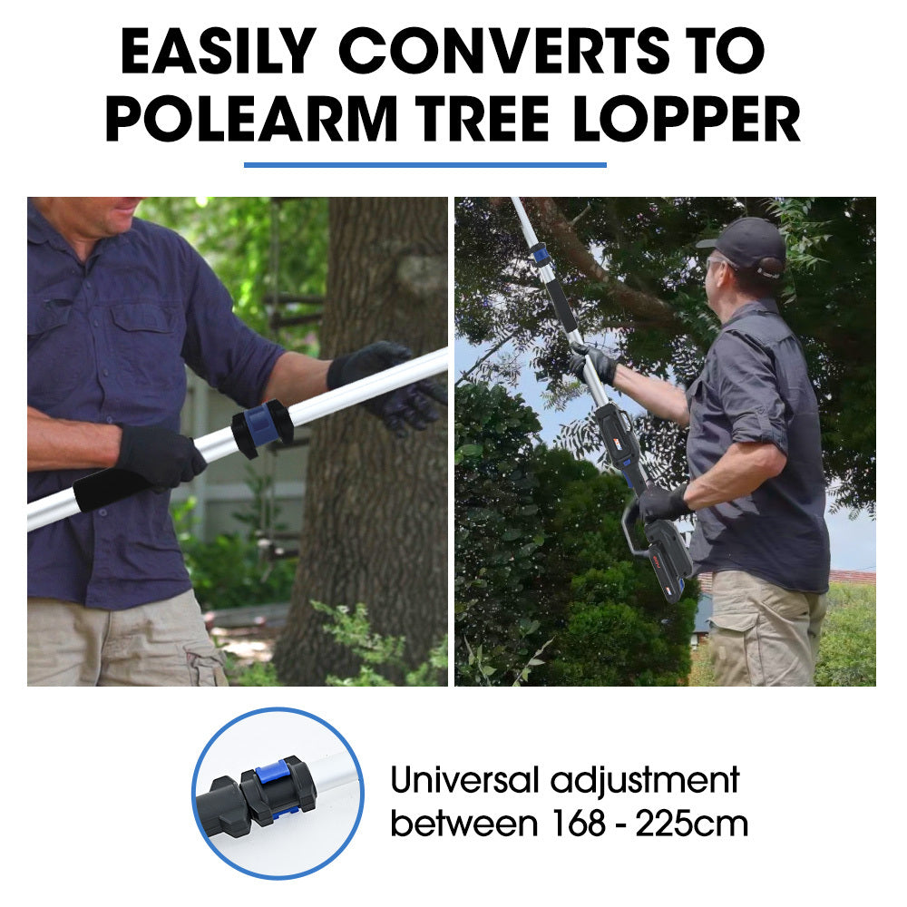 SW7 20V Cordless Convertible Mini Chainsaw Pole Saw Kit Lithium Battery