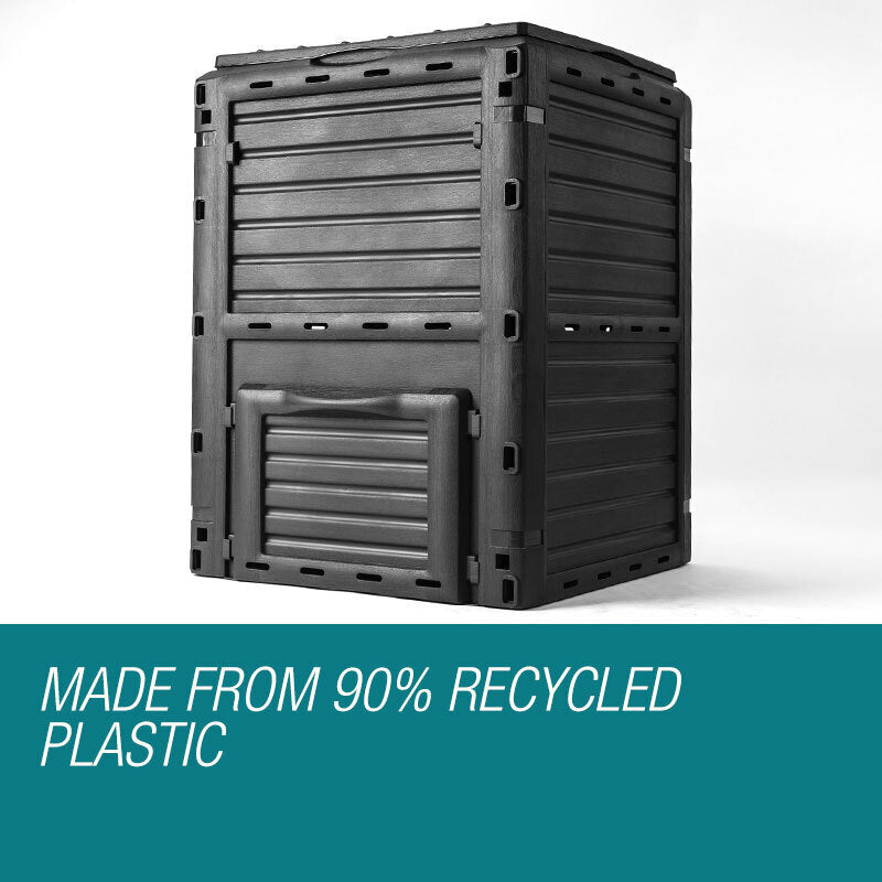 290L Aerated Compost Bin, Recycled Plastic - PlantCraft