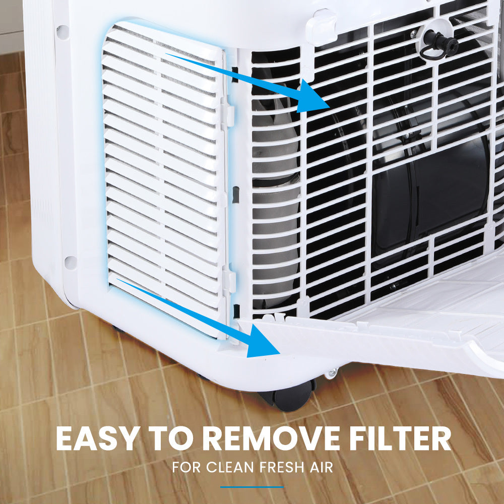 CARSON 2.9kW Reverse Cycle Portable Air Conditioner and Heater, with Dehumidifier, Cooling and Heating AC