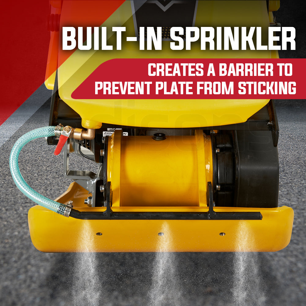 BCX800 7HP Plate Compactor 545x400mm Sprinkler System