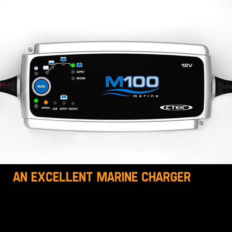 7A 12V Smart Marine Battery Charger for Boats - CTEK M100