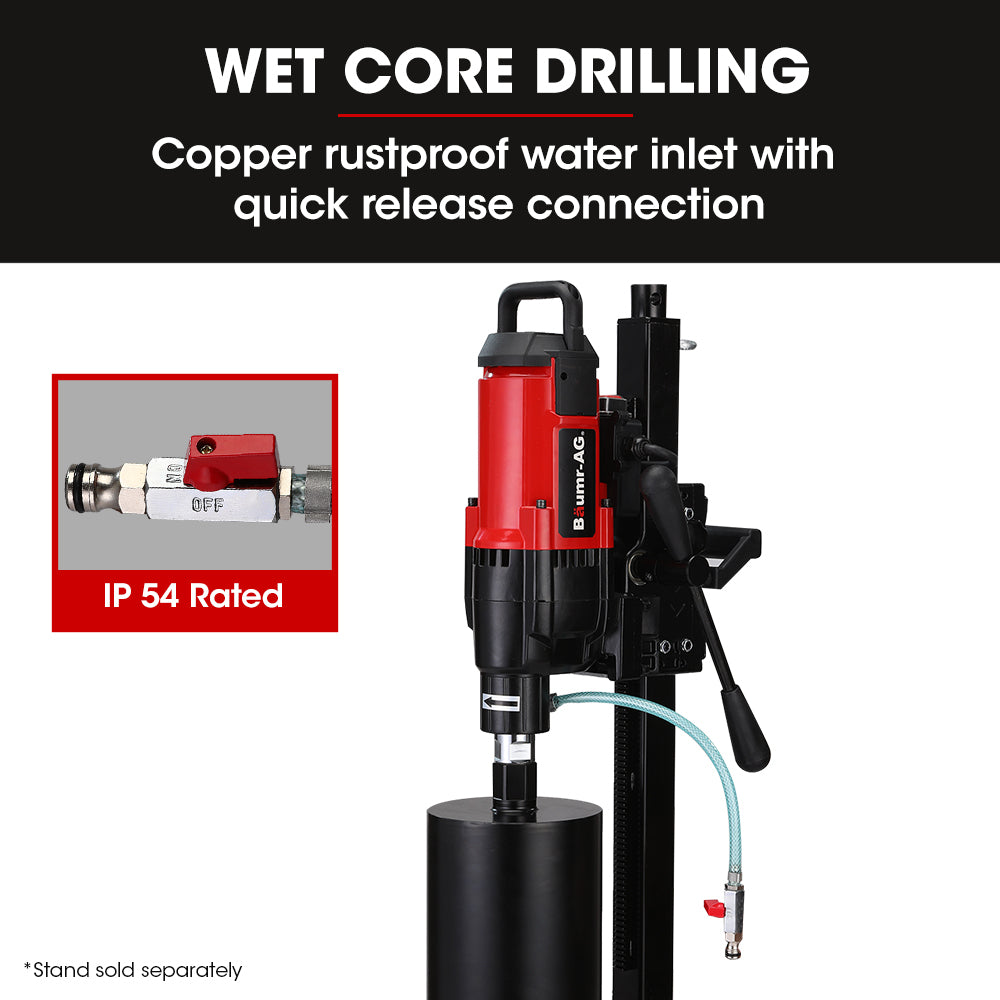 Baumr-AG 3200W 300mm Wet/Dry Core Drill for Concrete