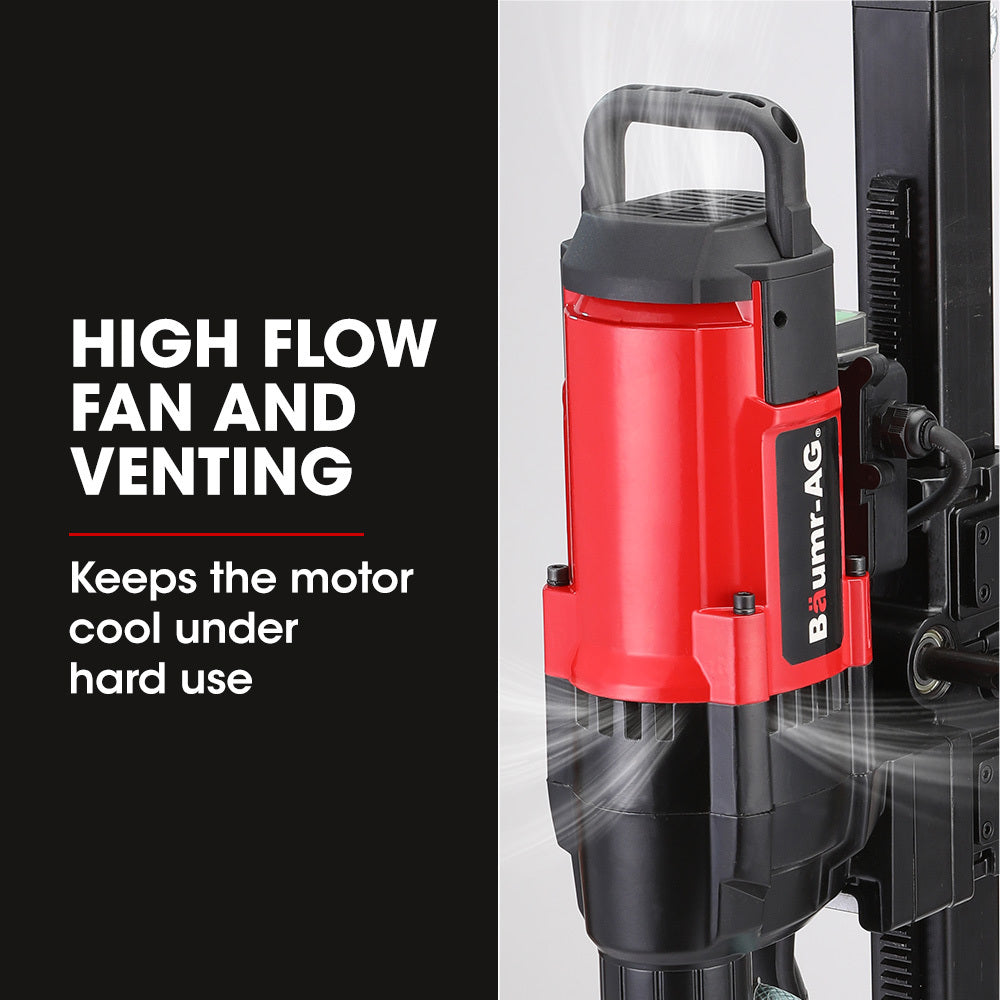 VC-280 280mm Vertical Core Drill 3200W Wet/Dry with 202mm Bit