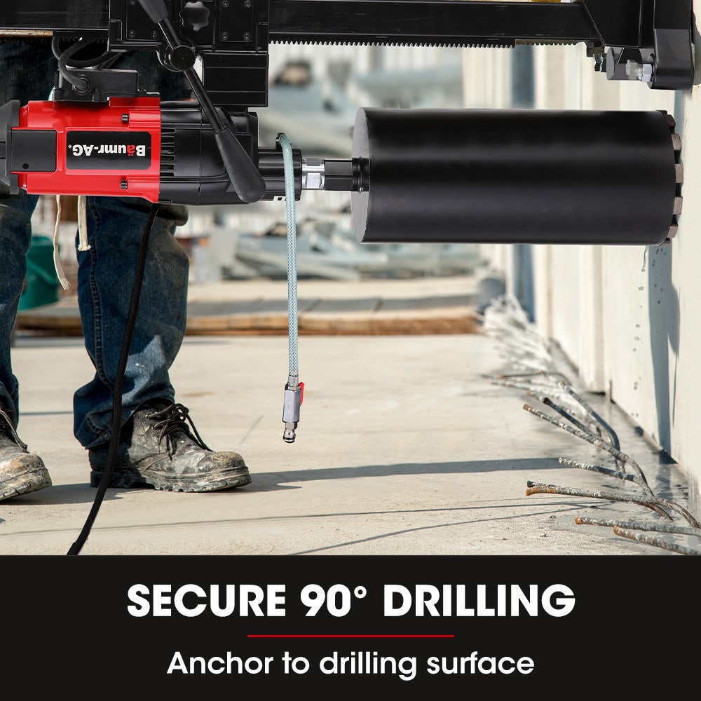 Baumr-AG 280mm Wet/Dry Core Drill 3200W Wheeled Stand 102mm Bit