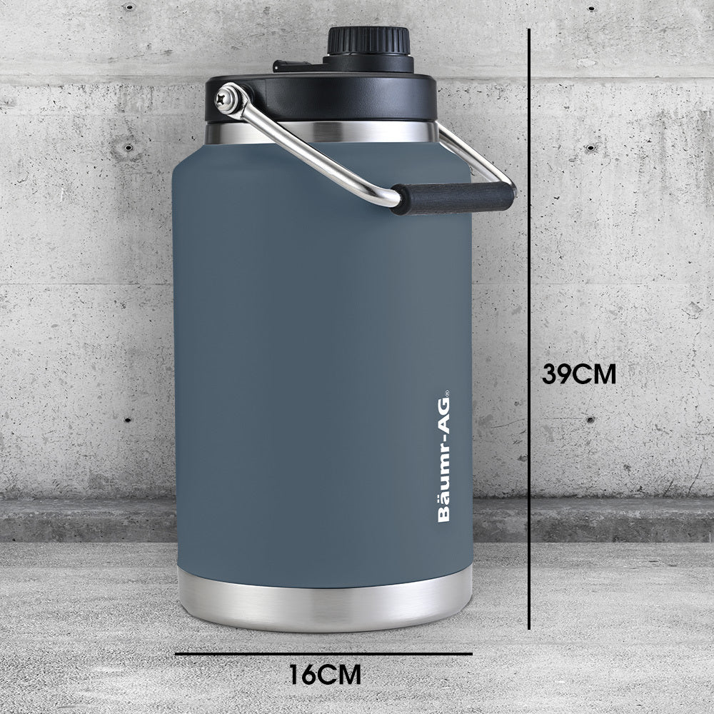 Baumr-AG 3.8L Insulated Stainless Steel Water Jug Blue