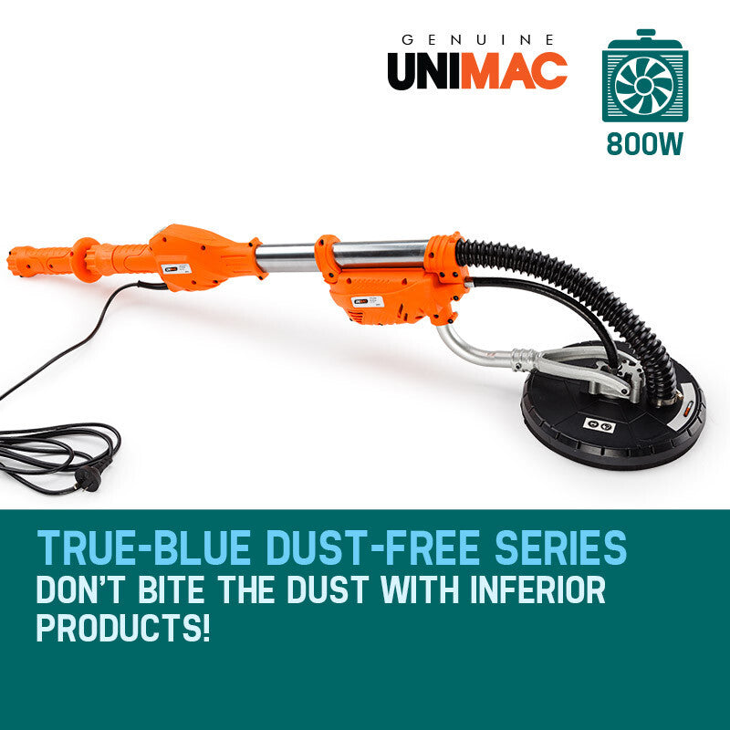 Telescopic Dustless Drywall Sander 800W 11 Discs – Unimac