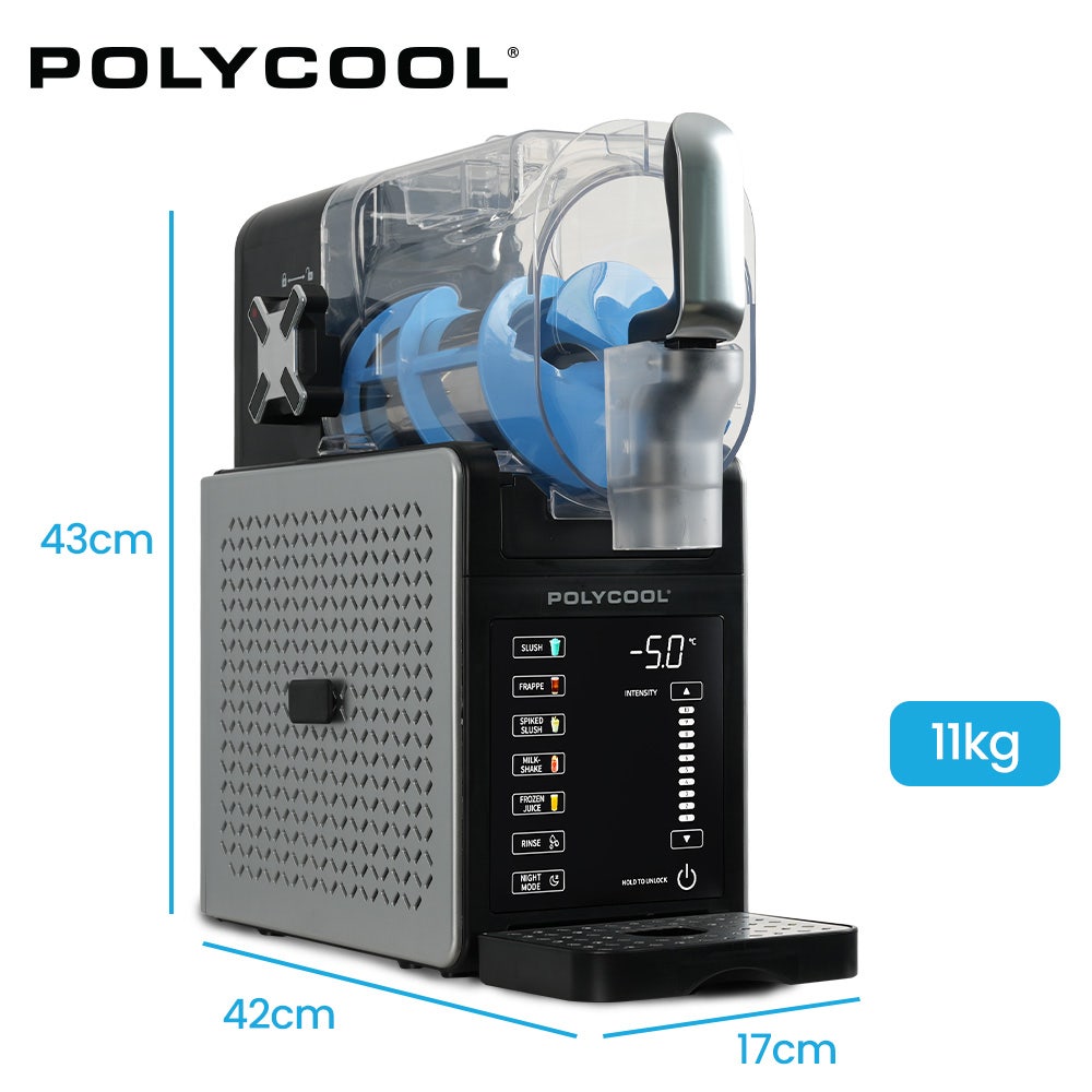 PolyCool 3L Slushie Machine Fast Chilling Digital Controls