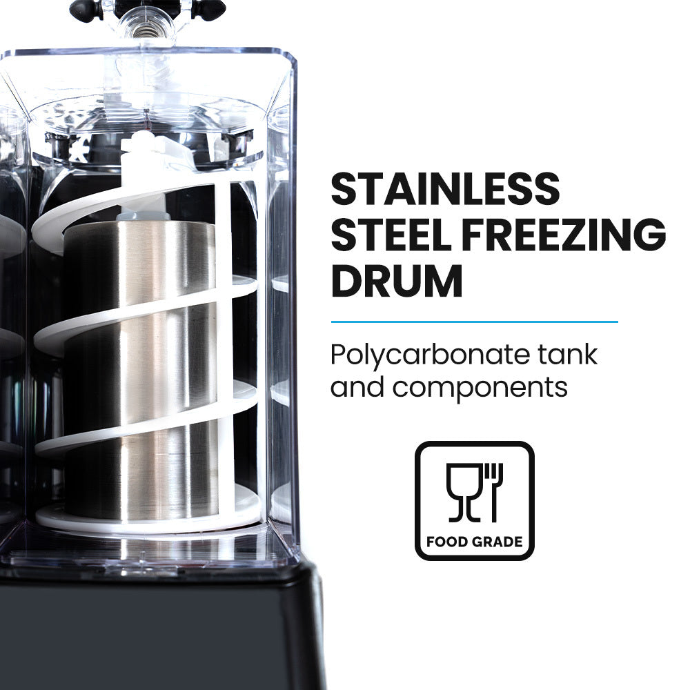 POLYCOOL 3L Single Tank Slushie Machine, Digital Control Slushy Maker