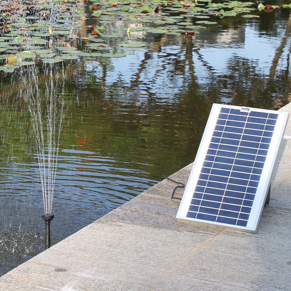 Protege Solar Pond Fountain Pump Remote Control LED Lights