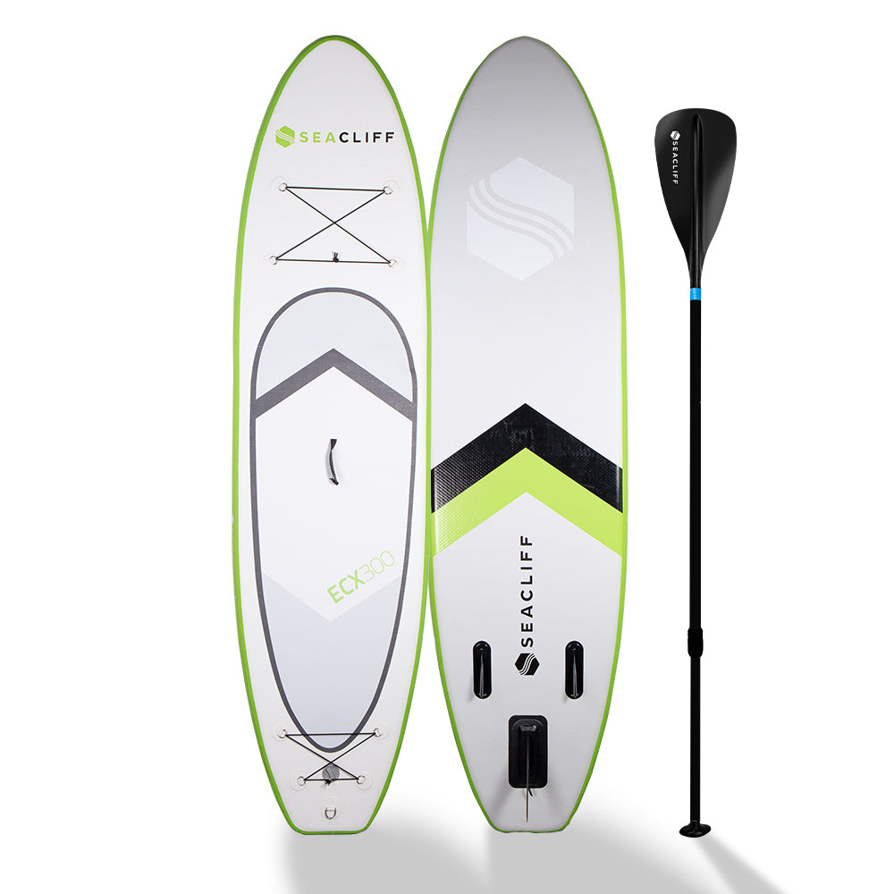 Inflatable 10ft SUP Paddle Board, 125kg Max Weight, Seacliff