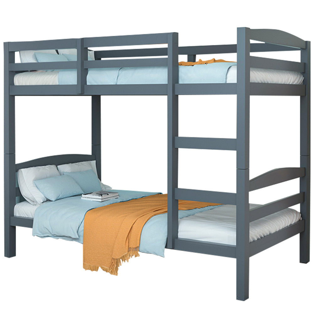 Convertible Wooden Bunk Bed Frame, Single Grey, Kingston Slumber