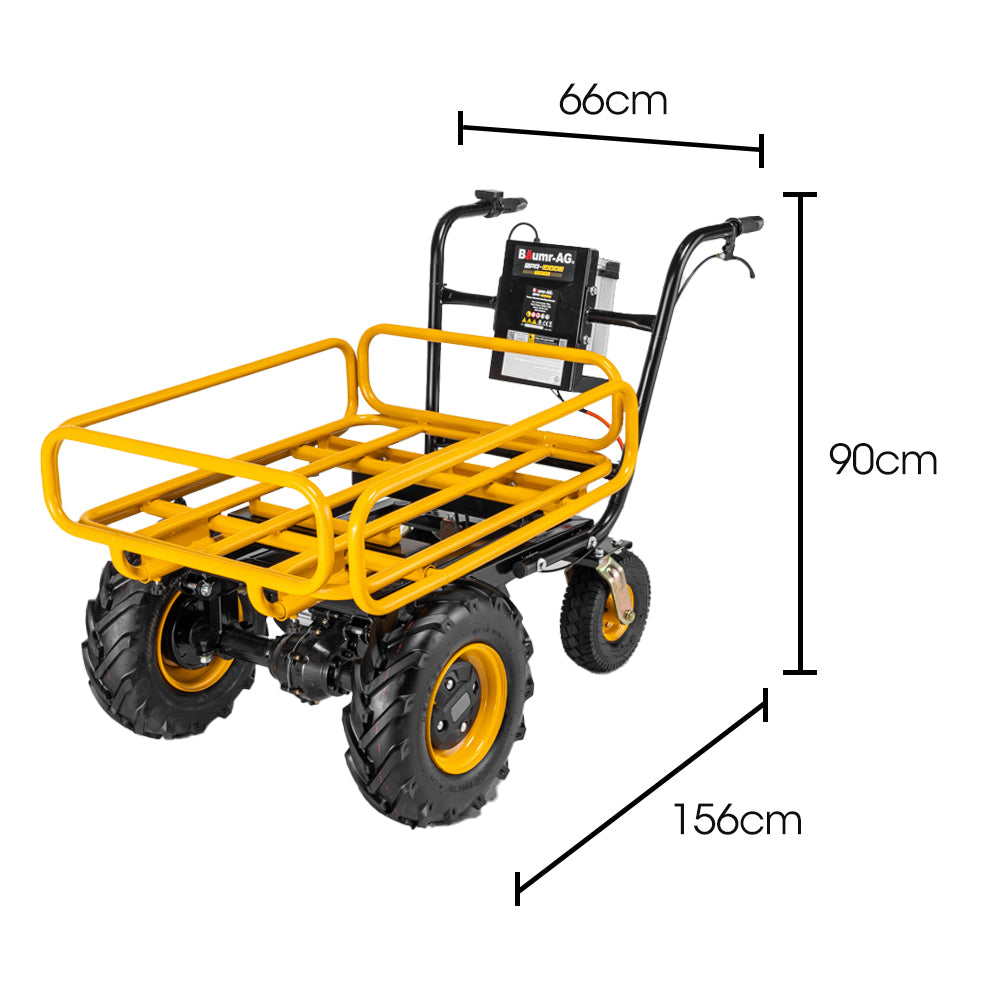 Baumr-AG 40V 300kg Electric Wheelbarrow Motorised Dumper
