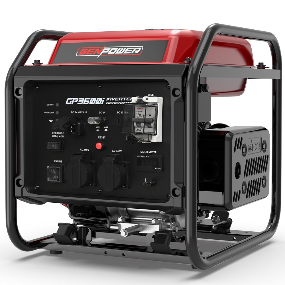 GP3600i 3.6kW Portable Inverter Generator 11L Tank Dual USB