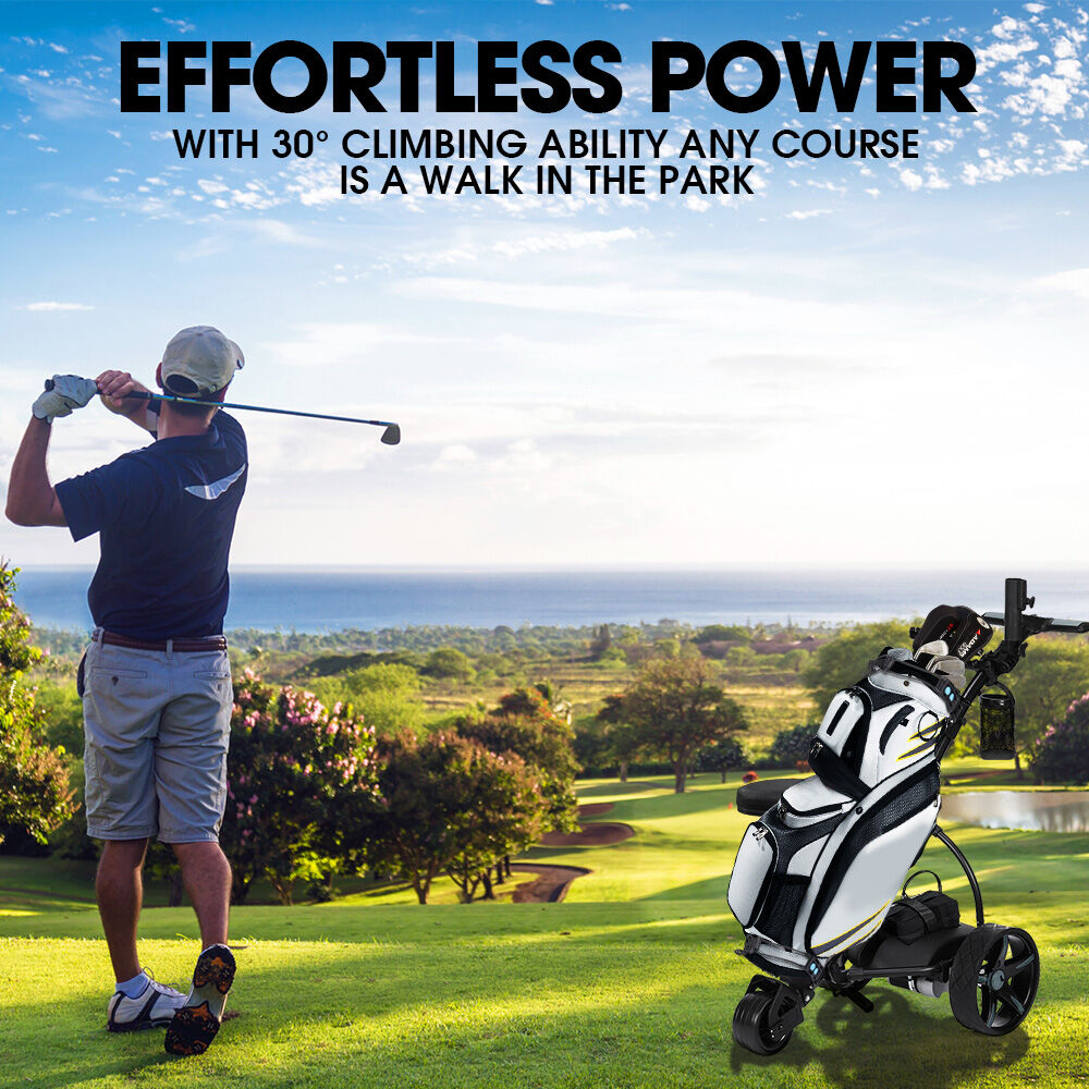 Thomson E5000 Pro 36-Hole Electric Golf Buggy Black with Seat