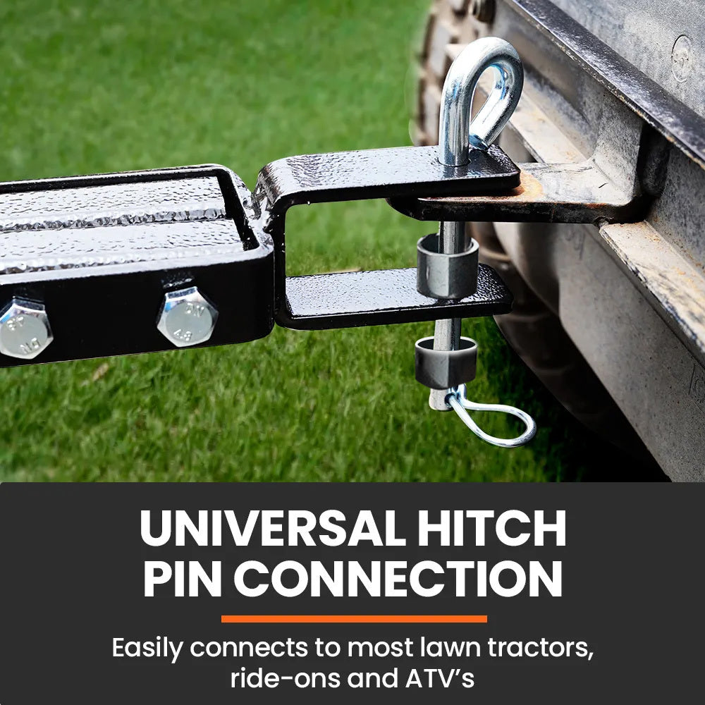 PlantCraft 48" 116L Tow-Behind Lawn Roller Water/Sand Fill