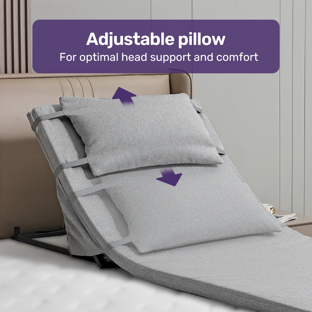 Equipmed Full Electric Adjustable Bed Backrest Grey