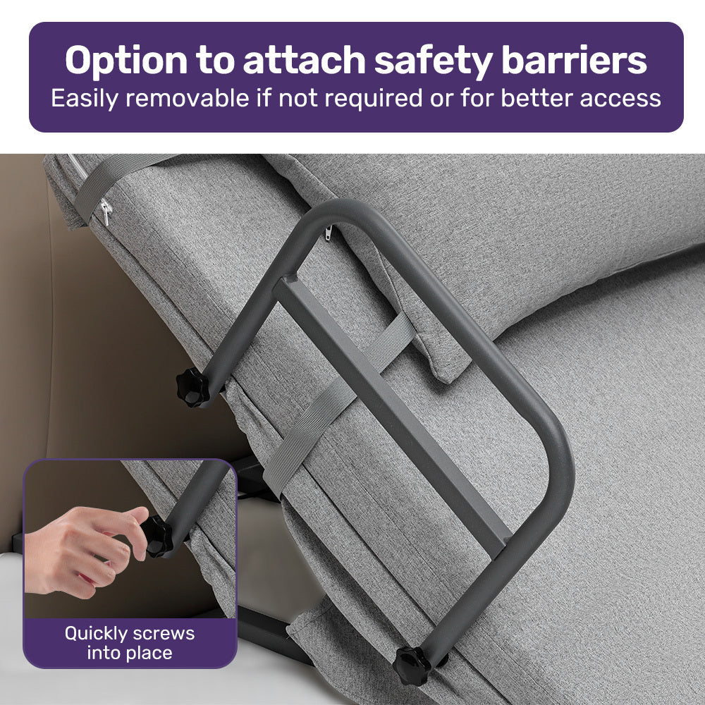 Equipmed Electric Adjustable Backrest German-Engineered Grey