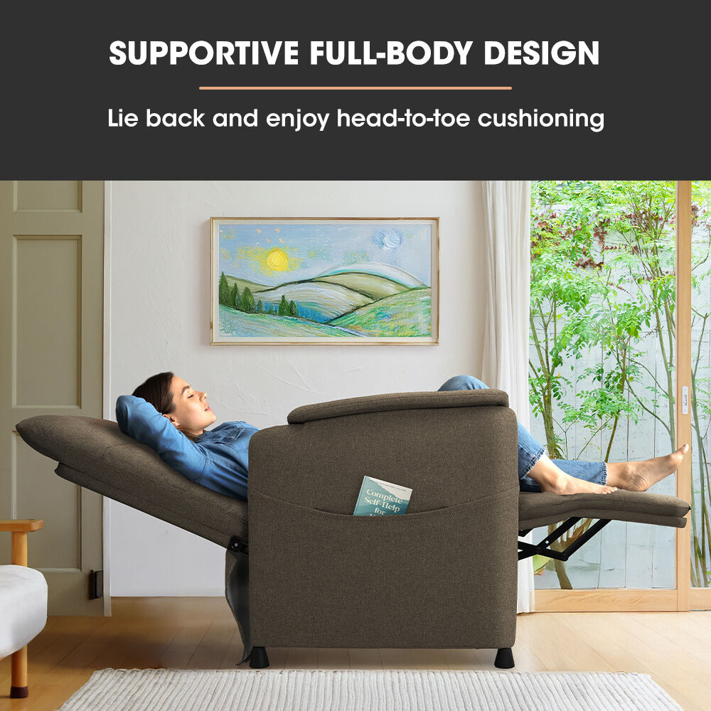 FORTIA Electric Recliner Armchair Single Beige
