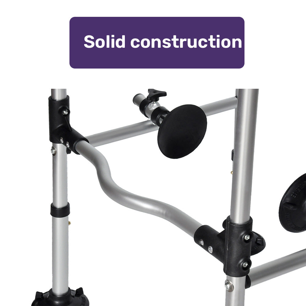 Equipmed Toilet Support Frame Adjustable Height Non-Slip White