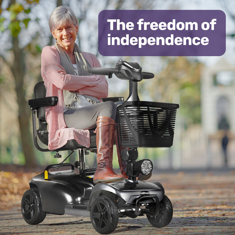 FreeLite+ Mid Electric Mobility Scooter Foldable Lithium Battery Grey