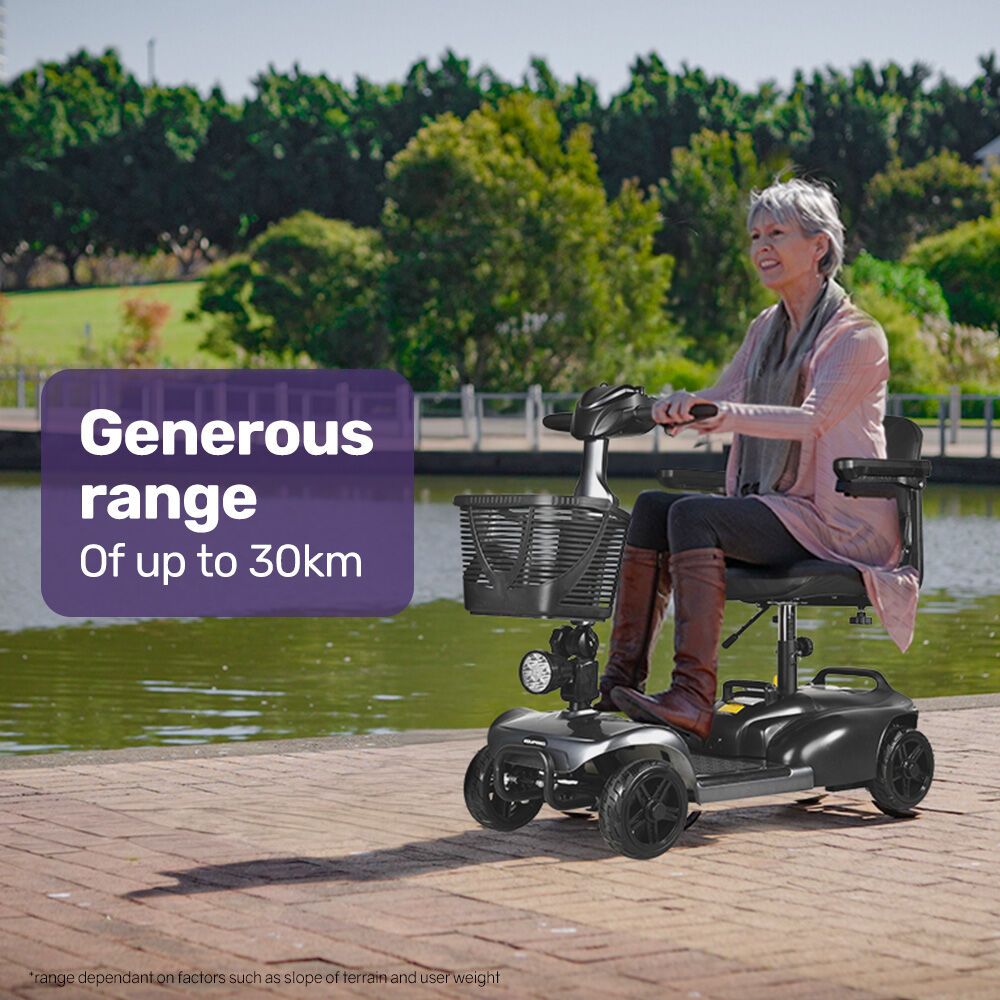 FreeLite+ Mid Electric Mobility Scooter Foldable Lithium Battery Grey