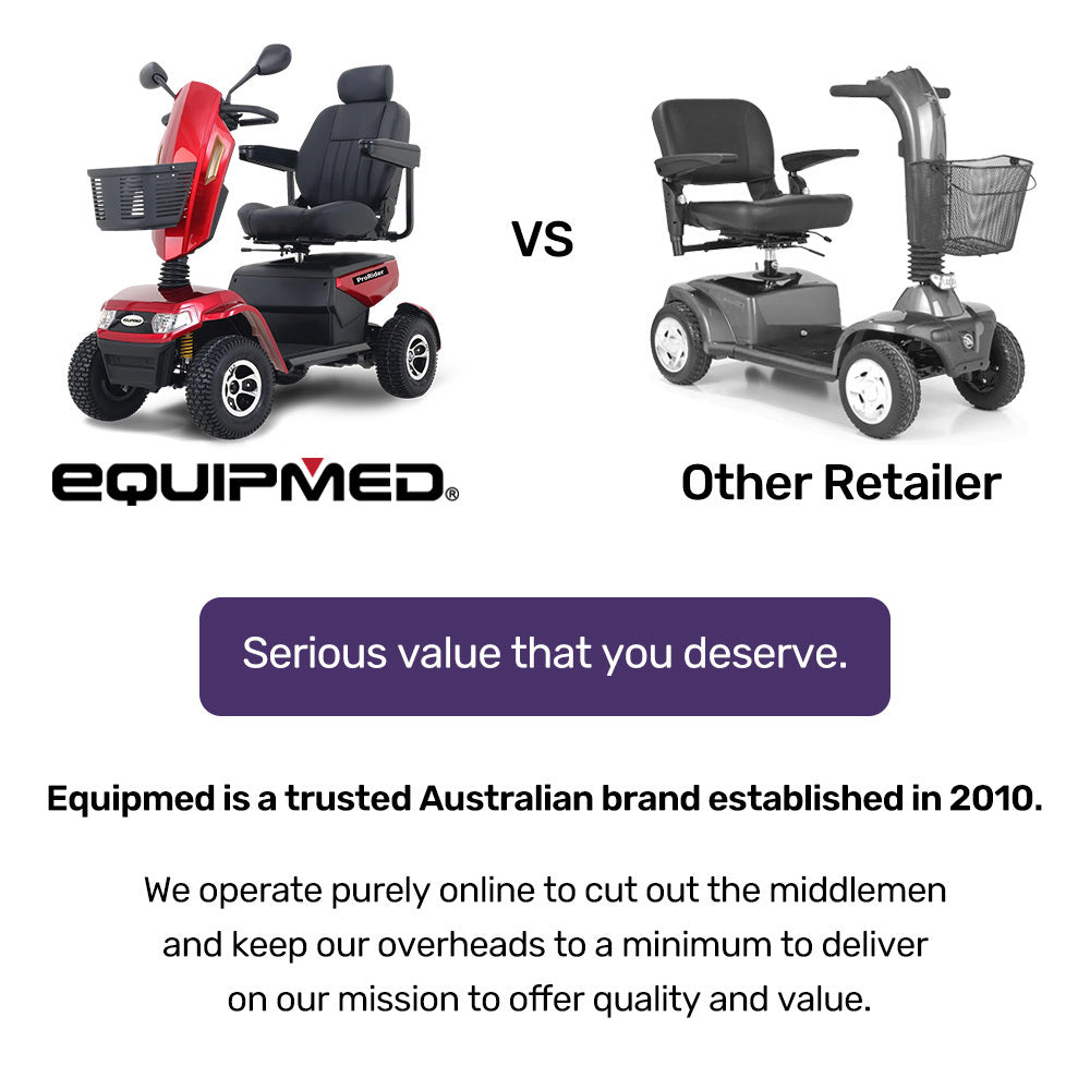 ProRider Ultra XXXL Mobility Scooter 200kg Capacity Red