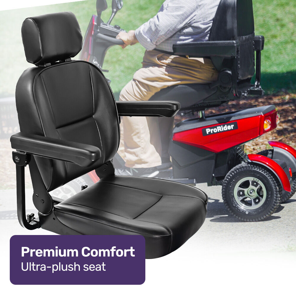 ProRider Ultra XXXL Mobility Scooter 200kg Capacity Red
