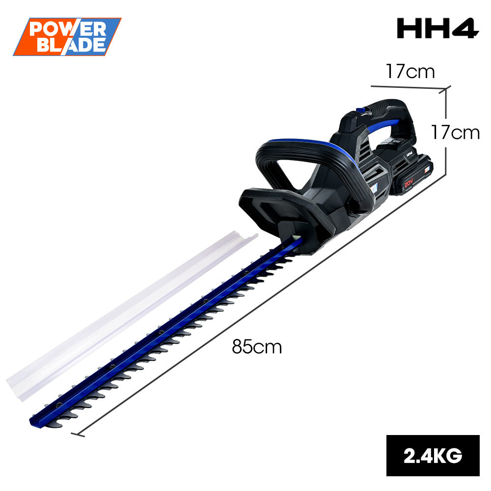 HH4 20V Cordless Hedge Trimmer Kit Lithium Battery Fast Charger