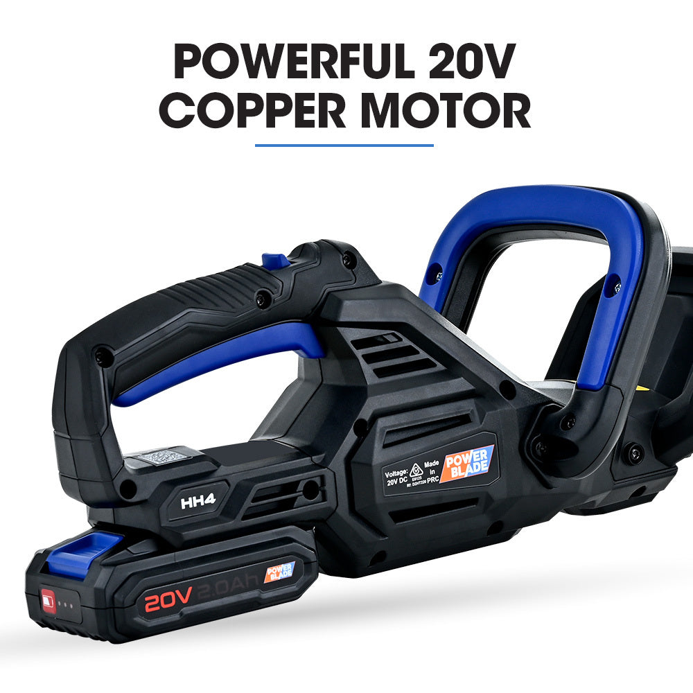 HH4 20V Cordless Hedge Trimmer Kit Lithium Battery Fast Charger