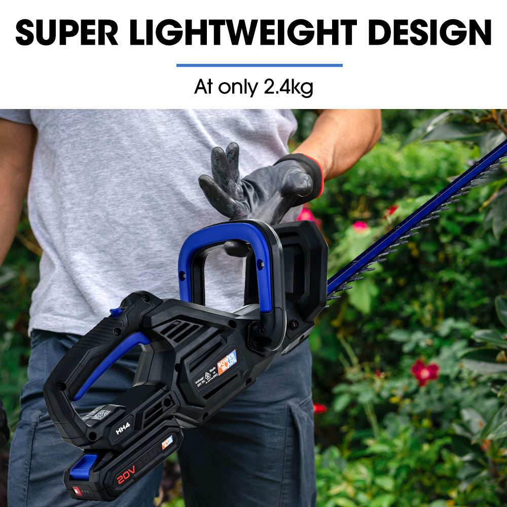 HH4 20V Cordless Hedge Trimmer Kit Lithium Battery Fast Charger