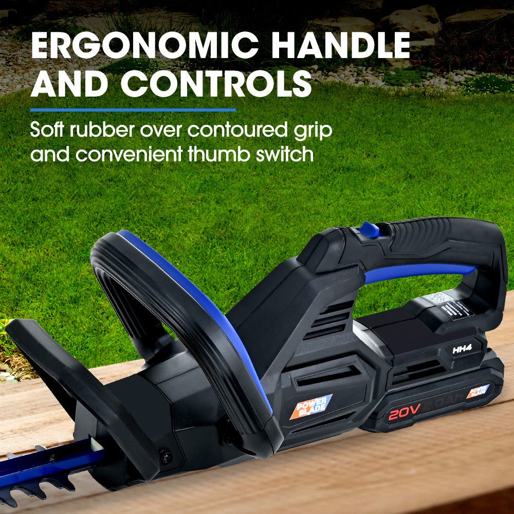 HH4 20V Cordless Hedge Trimmer Kit Lithium Battery Fast Charger