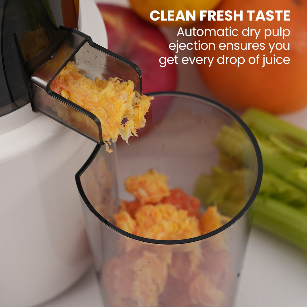 EuroChef Cold Press Juicer 200W Large Chute White