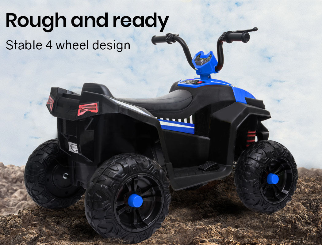 Motorised Electric Ride-On ATV Quad Bike with Lights & Horn - Rovo Kids