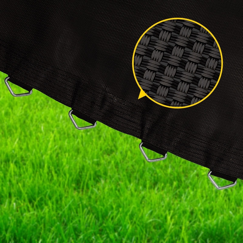 High-Strength 12ft Round Trampoline Mat, 72 Springs - UP-SHOT™