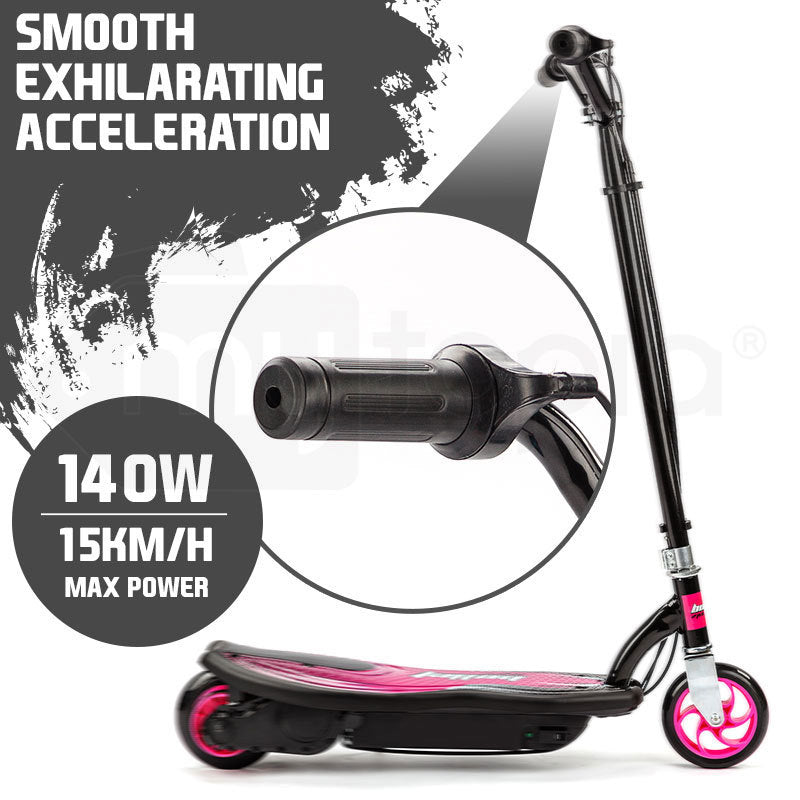 Bullet ZPS 140W Kids Electric Scooter Pink Girls Battery Ride