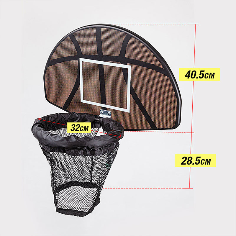 Adjustable Trampoline Basketball Hoop Set | Fits 10-16 ft - Up-Shot