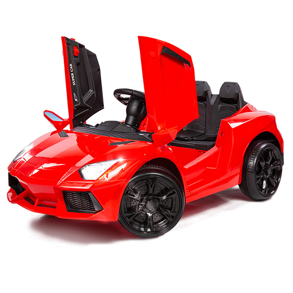 Lamborghini Inspired Ride-On Car, Remote, Battery Red - ROVO KIDS