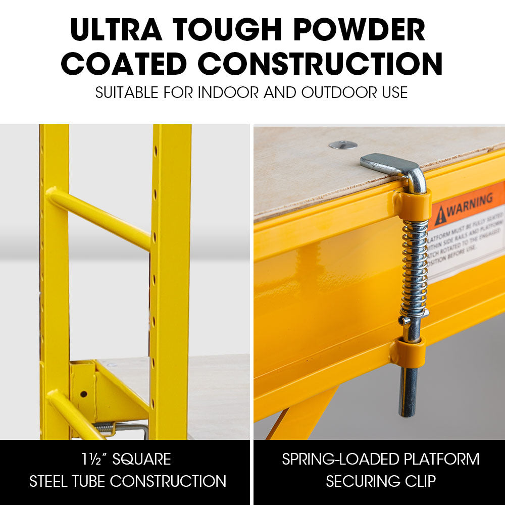 Baumr-AG H18 Mobile Scaffold 450kg Trapdoor Hatch Adjustable
