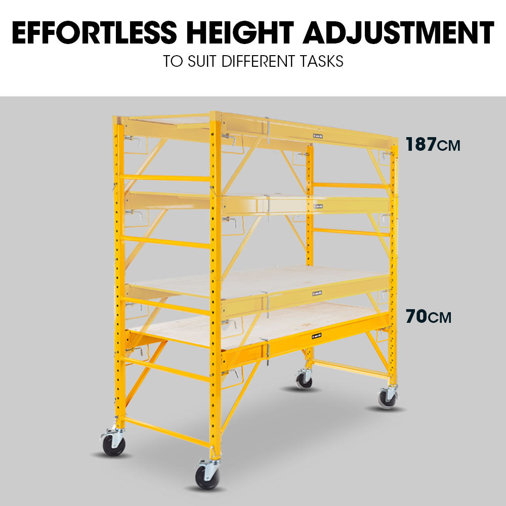 Baumr-AG H18 Mobile Scaffold 450kg Trapdoor Hatch Adjustable