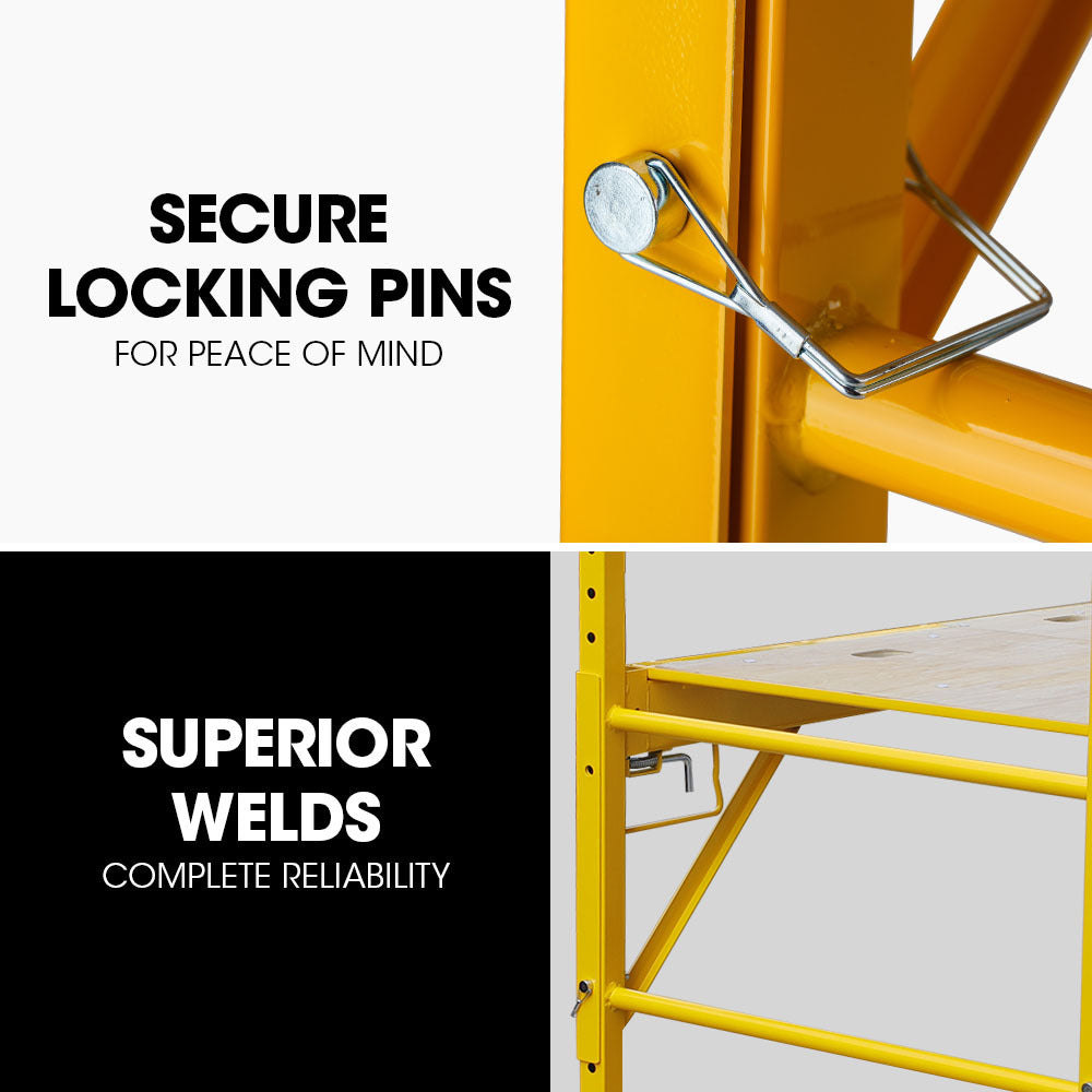 Baumr-AG H18 Mobile Scaffold 450kg Trapdoor Hatch Adjustable