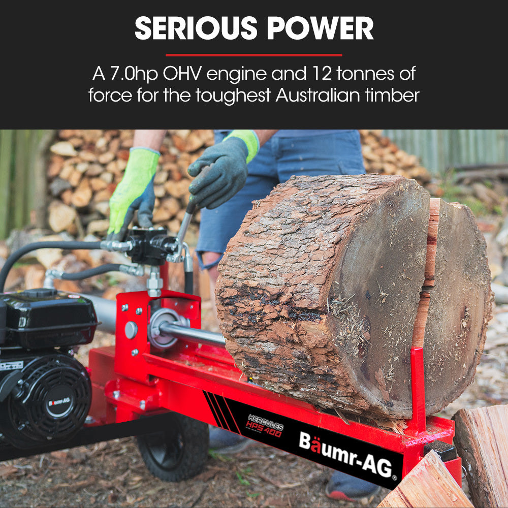 Hercules 12 Tonne Petrol Log Splitter HPS400
