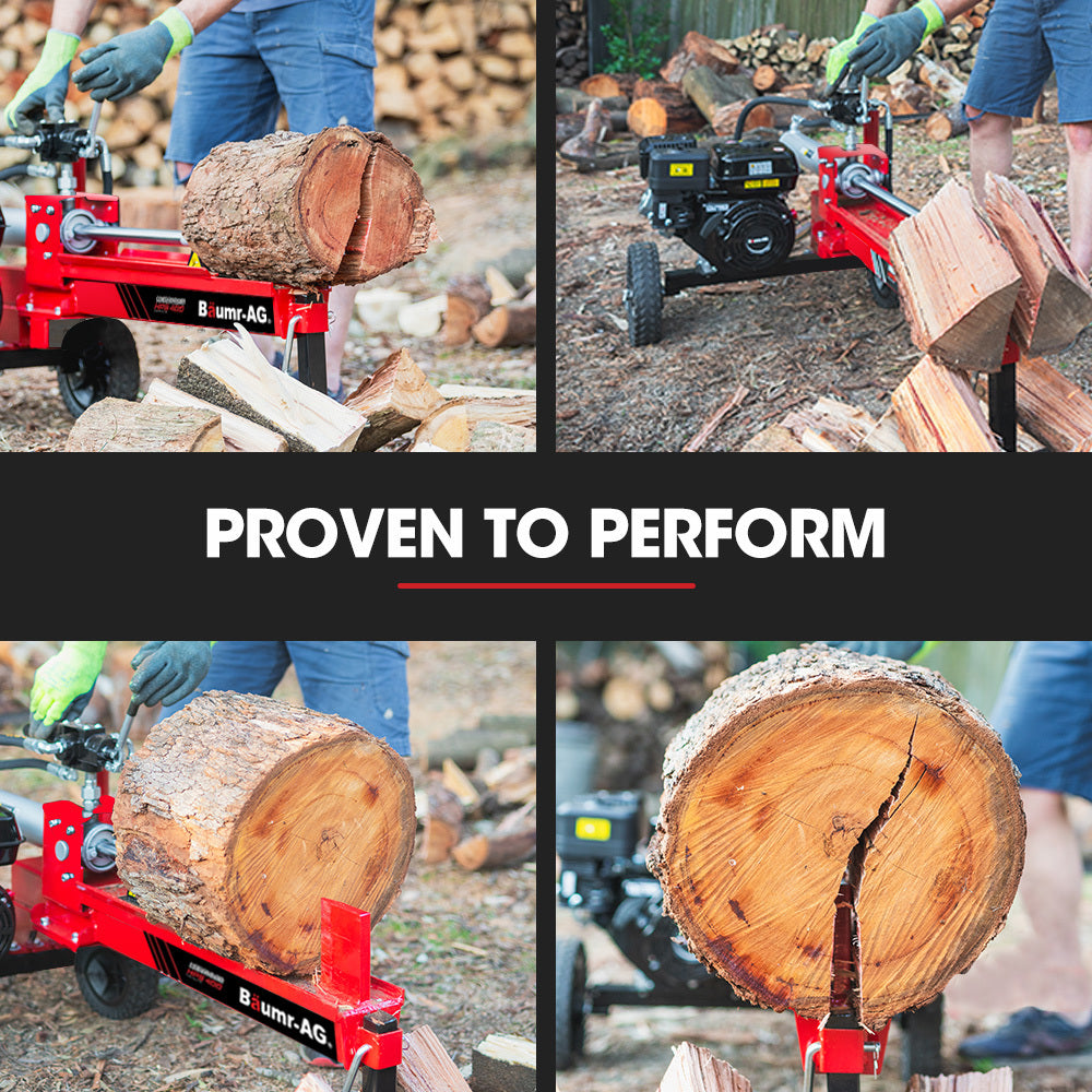 Hercules 12 Tonne Petrol Log Splitter HPS400