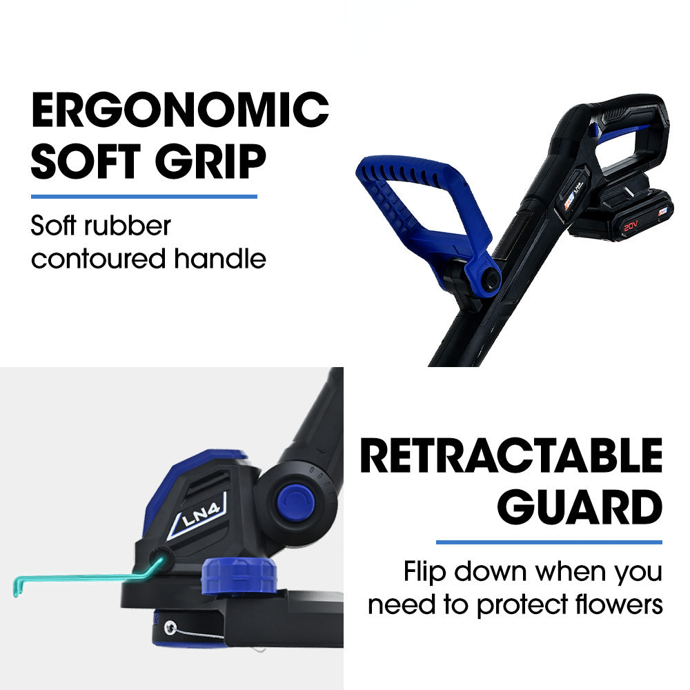 LN4 20V Cordless Line Trimmer & Edger Kit with Battery & Charger