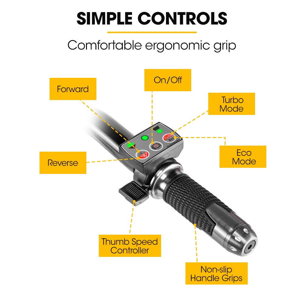 BAUMR-AG 40V Li-ion Powered 300KG / 300L Wheelbarrow, ATV Tow Bar, Deep V-tread Tyre, 2 Wheel Direct Drive