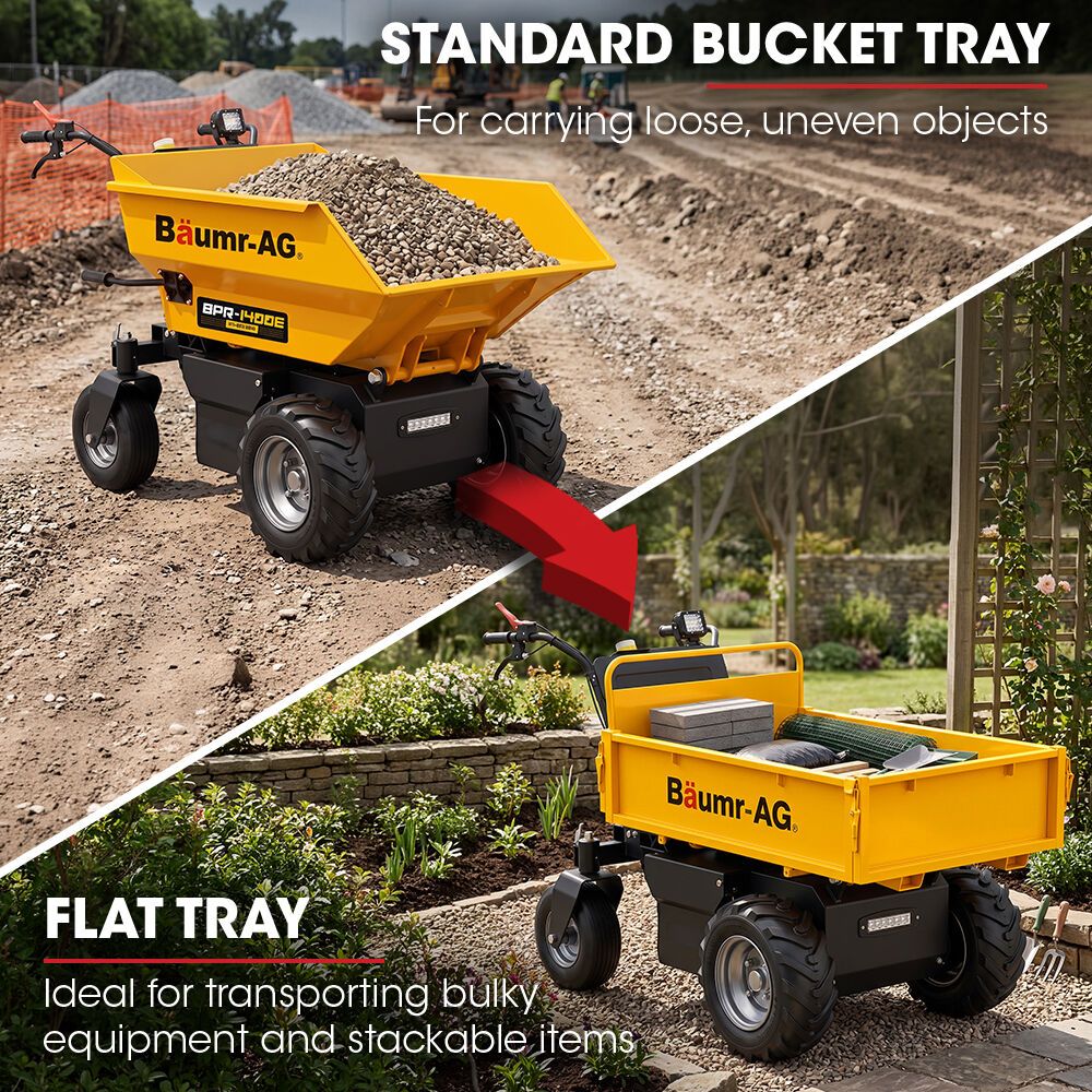 BAUMR-AG Flatbed Tray for Power Barrow